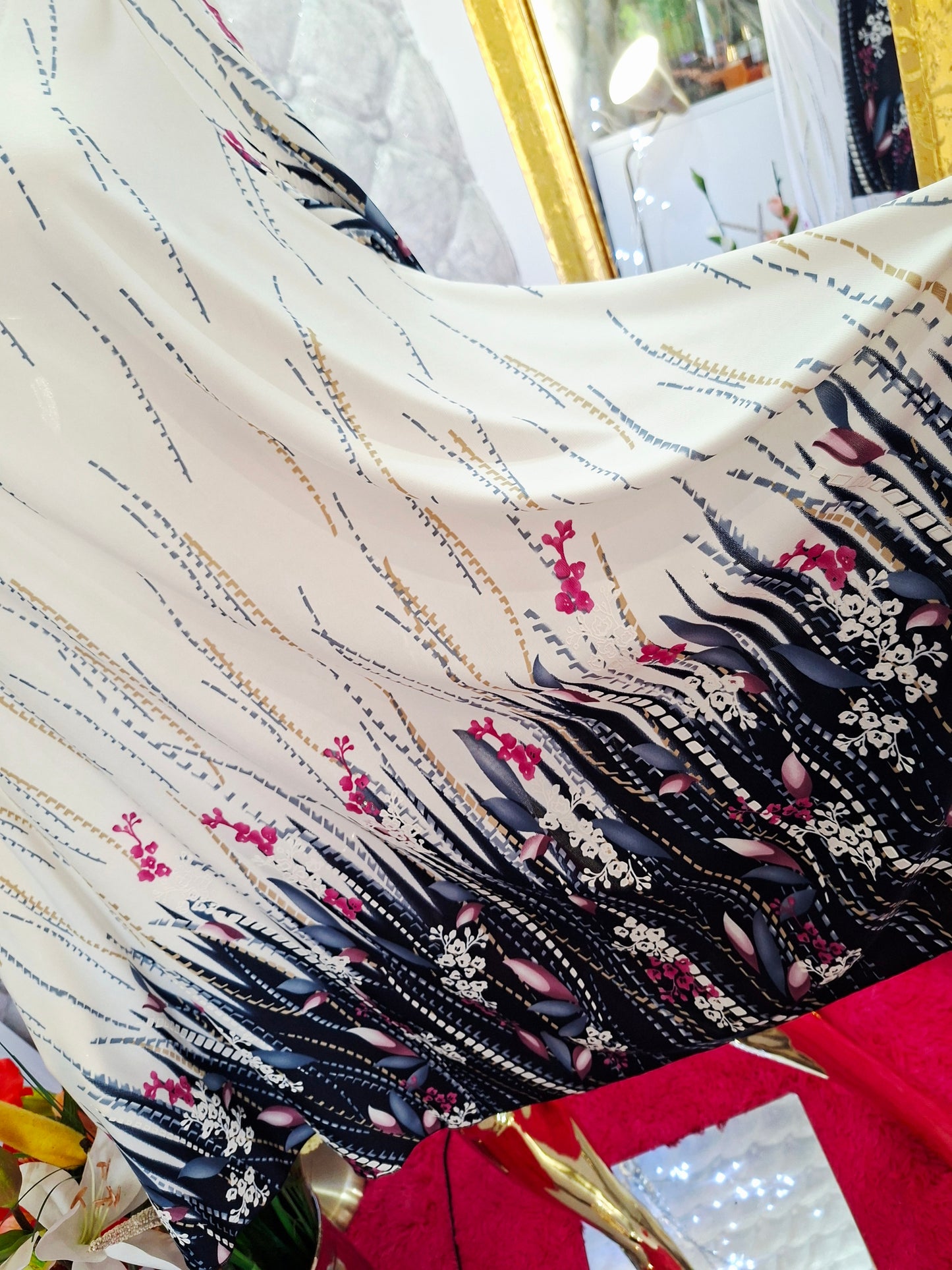 🌸 Wunderschöne A-Linien-Tunika mit Blumenmuster 🌸