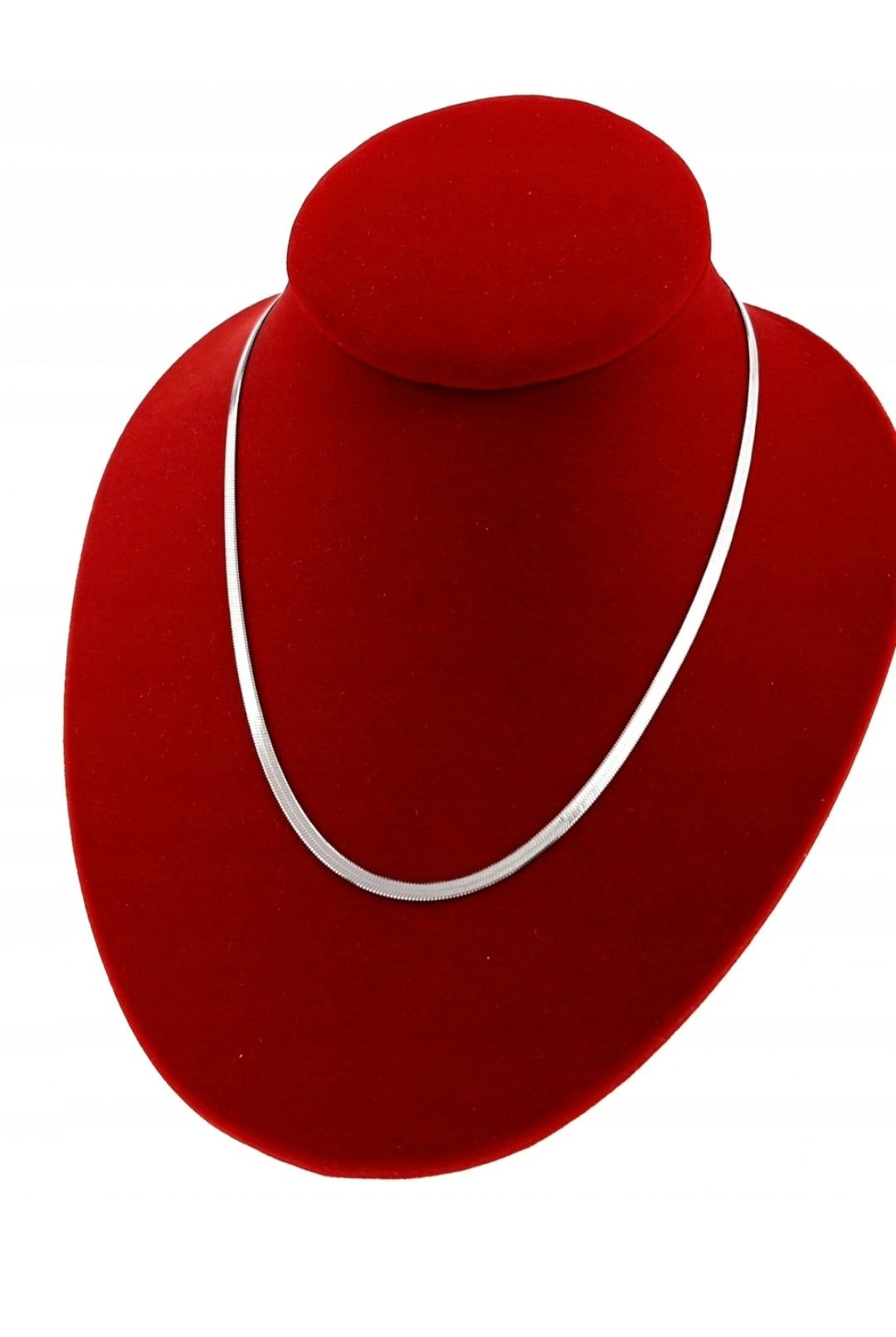 🍀💋Silberne Halskette, 45 cm, Chirurgenstahl