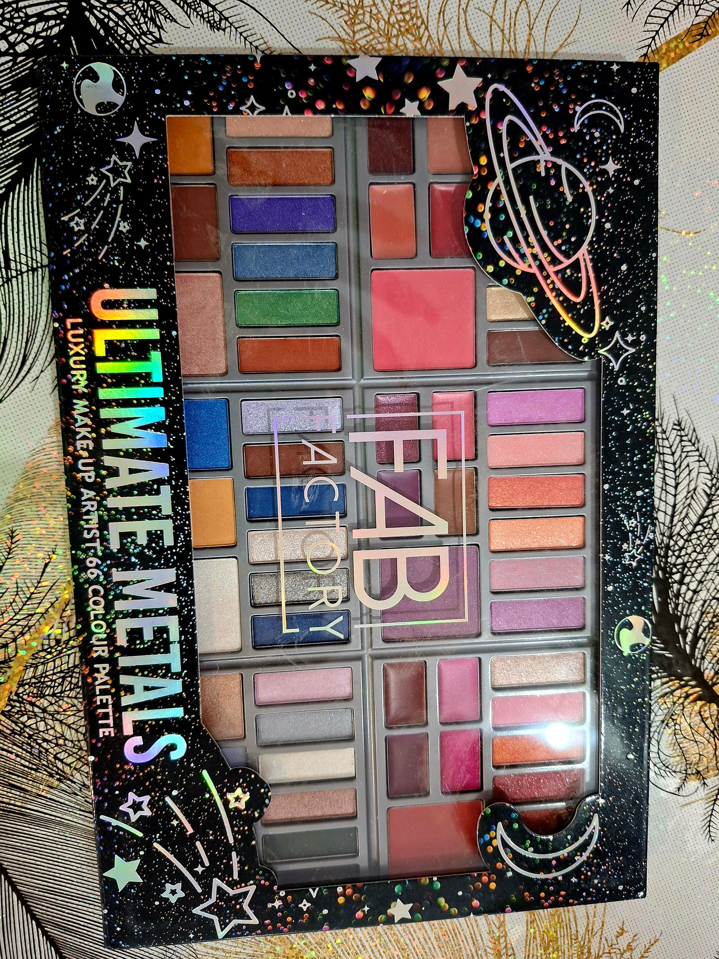 🎊💞💞🤗FAB FACTORY ULTIMATE METALS 66 FARBEN MAKE-UP-PALETTE