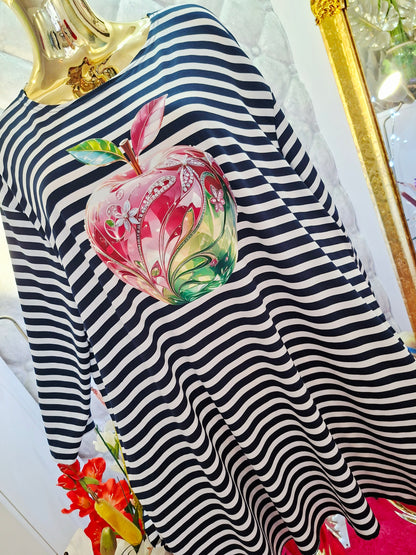 Entdecke zeitlose Eleganz mit dieser ‼️‼️Oversized‼️‼️‼️ gestreiften Tunika! 🌟