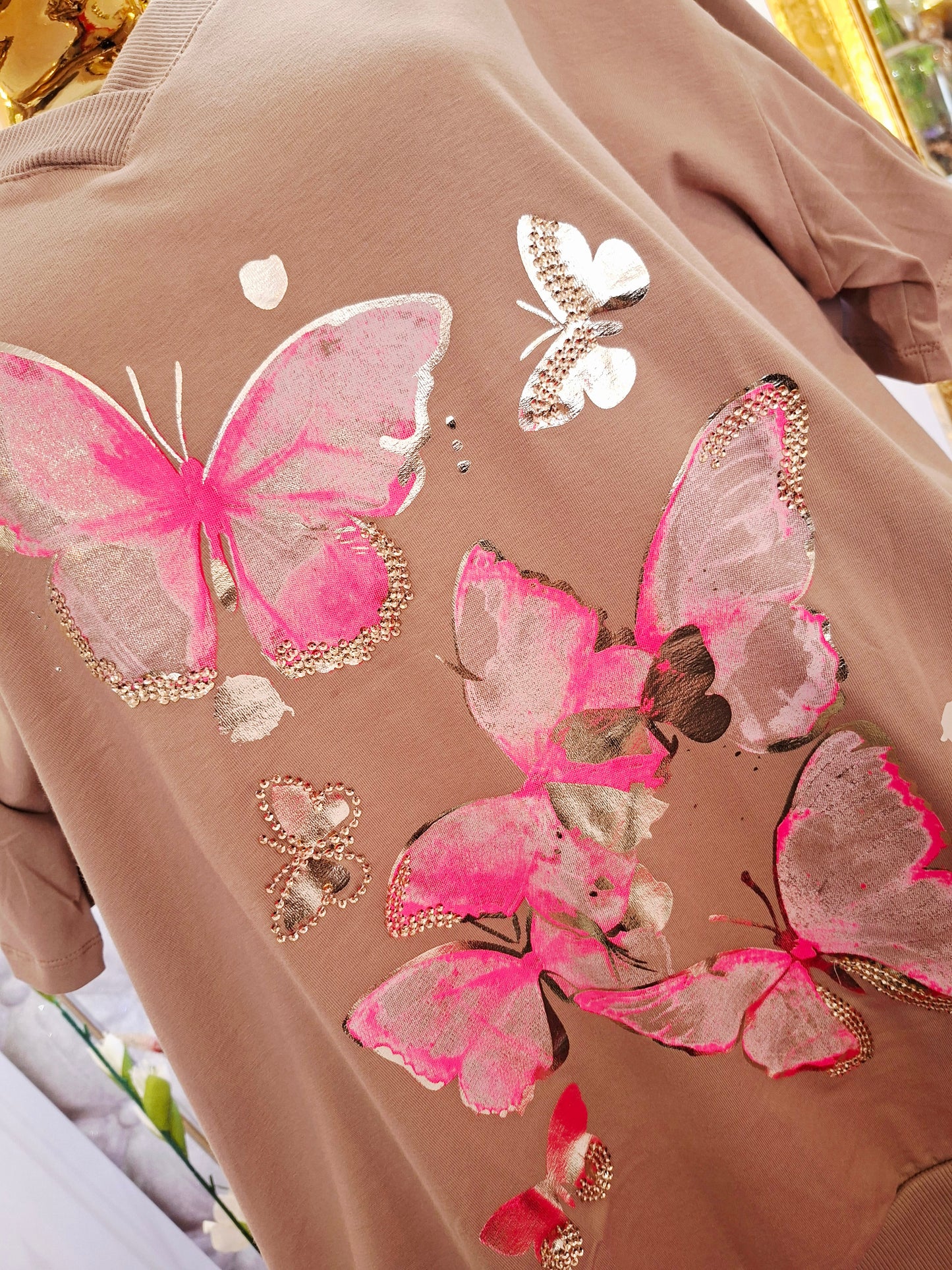 🌸 Wunderschöne Baumwolltunika – türkisches Modell mit Zirkonia 🌸