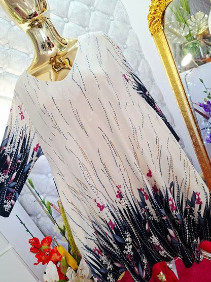 🌸 Wunderschöne A-Linien-Tunika mit Blumenmuster 🌸