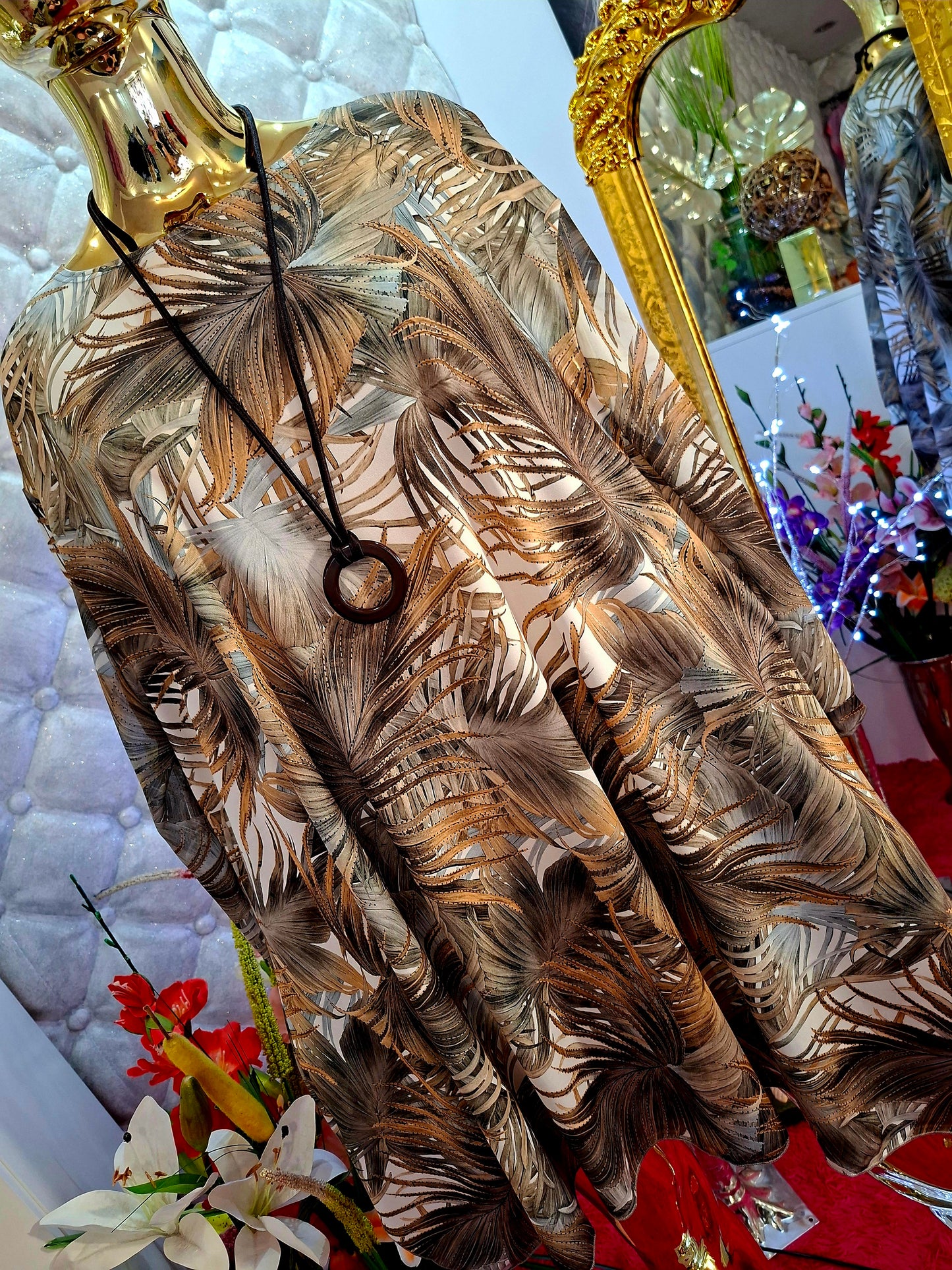Luxusná elegantná tunika s náhrdelníkom – výnimočný model💐💐🔥😍‼️