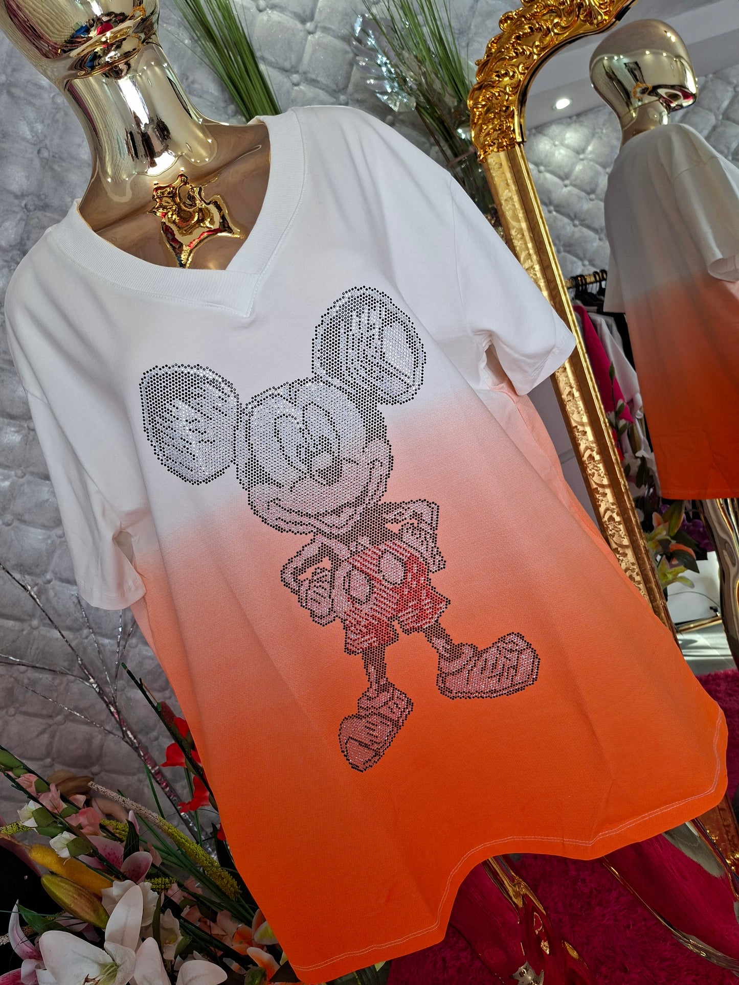 🐭✨💎 LUXUSNÁ TURECKÁ TUNIKA MICKEY MOUSE.    ‼️‼️ODPORÚČAM‼️Celý predok sa nádherne leskne a trbliece pri každom pohybe, takže budete doslova žiariť😍