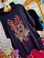 WAWA Minnie Shine – Turecká bavlnená tunika so zirkónmi
