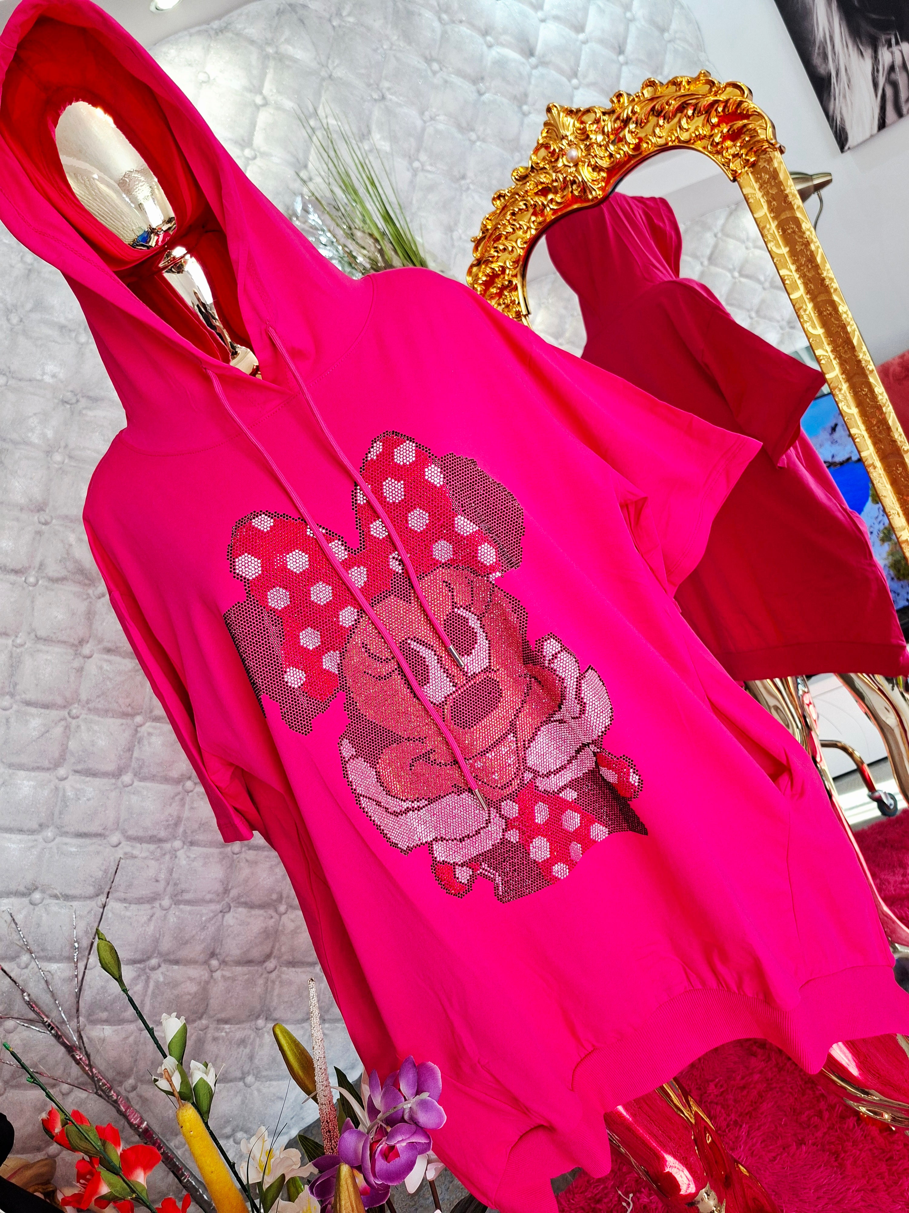 WAWA Minnie Shine – Turecká bavlnená tunika so zirkónmi