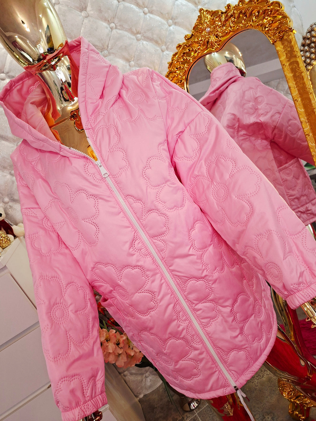 🌸✨ NADROZMEROVÁ KVETINOVÁ BUNDA PRE BACUĽKY – NÁDHERNÝ VOĽNÝ KUSOK ✨🌸