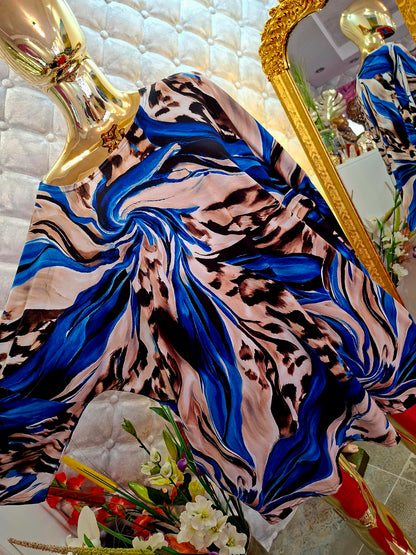 🌈💎 LUXUSNÁ PESTROFAREBNÁ BAVLNENÁ TUNIKA PRE BACUĽKY 💎🌈