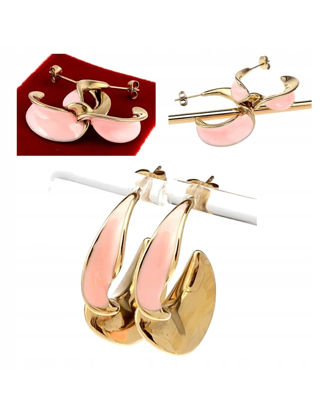 ,💫🎊Goldene Ohrringe aus Chirurgenstahl,