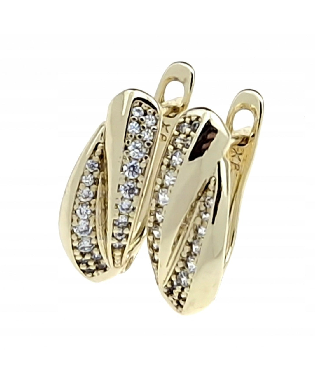 ,🥳🤗Vergoldete Ohrringe mit baumelnden Steinen 💦🎊