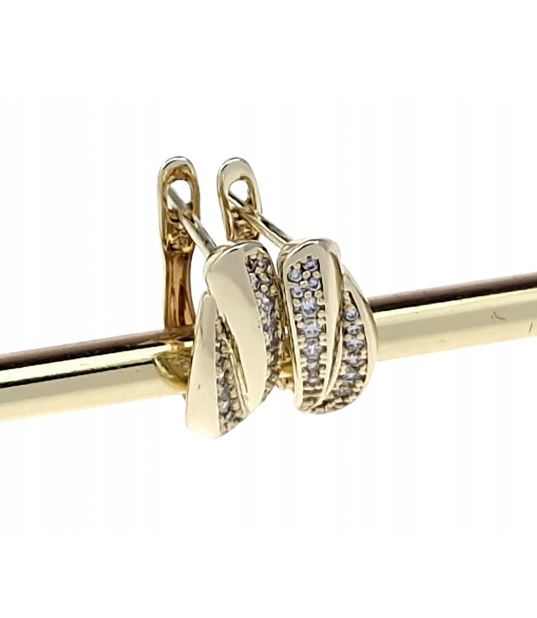 ,🥳🤗Vergoldete Ohrringe mit baumelnden Steinen 💦🎊