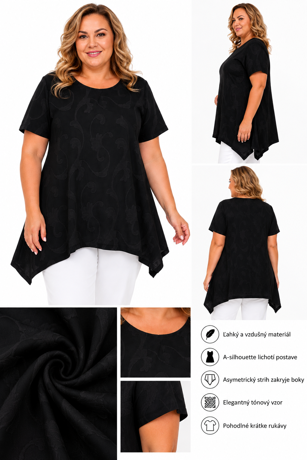 🩷✨ ELEGANTNÁ TUNIKA ÁČKOVÉHO STRIHU PRE BACUĽKY..Nadčasová elegancia, pohodlie a ženskosť v jednom. ✨🩷🩷🩷🩷🩷🩷🩷🩷