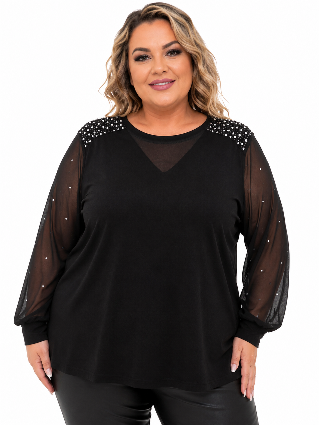 🖤✨ LUXUSNÁ TURECKÁ BAVLNENÁ TUNIKA SO ZIRKÓNMI PRE BACUĽKY ✨🖤