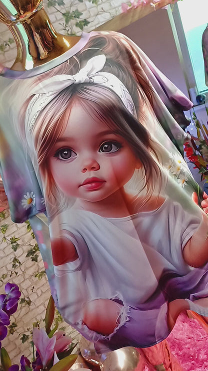 Úžasná 3D bavlnená tunika//💞🥰🌹 s vreckami ,väčší rozmer//🌹sadne aj na menšie rozmery ‼️‼️👉