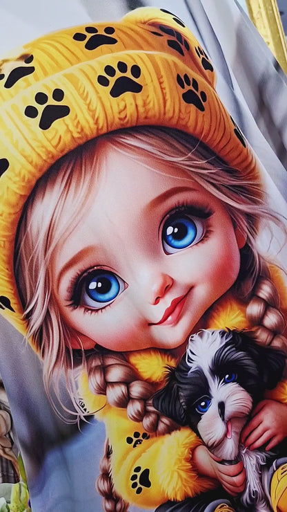 ✨🌸 KRÁSNA BAVLNENÁ TUNIKA – ROZTOMILÁ KRÁSKA 🐶💖 ✨