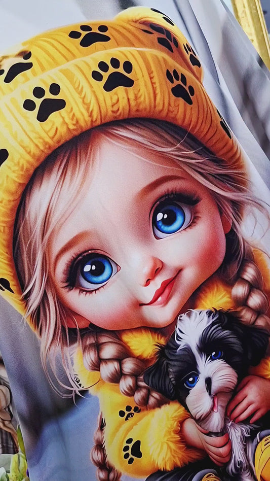 ✨🌸 KRÁSNA BAVLNENÁ TUNIKA – ROZTOMILÁ KRÁSKA 🐶💖 ✨