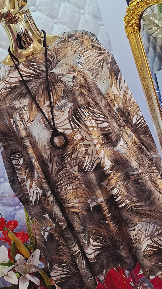 Luxusná elegantná tunika s náhrdelníkom – výnimočný model💐💐🔥😍‼️