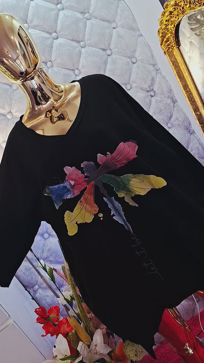 Dieses Modell vereint Komfort und Stil perfekt – man kann es als Kleid oder als verlängerte Tunika tragen. 💞💞💞💞🤗