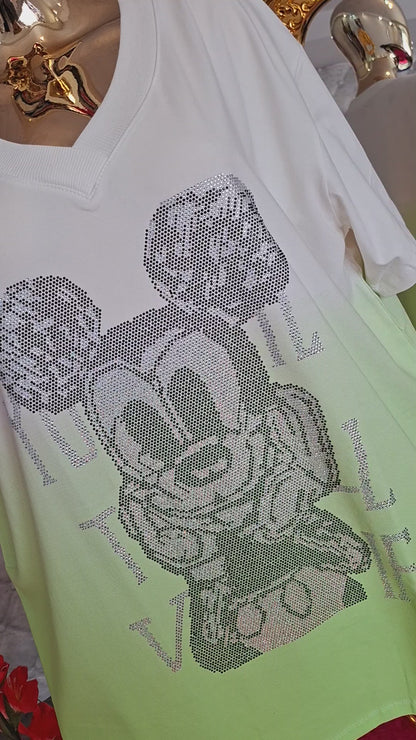 🐭✨💎 LUXUSNÁ TURECKÁ TUNIKA MICKEY MOUSE. ‼️‼️ODPORÚČAM‼️Celý predok sa nádherne leskne a trbliece pri každom pohybe, takže budete doslova žiariť😍