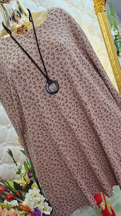 💙✨ ELEGANTNÁ VRÚBKOVANÁ TUNIKA S NÁHRDELNÍKOM ✨💙