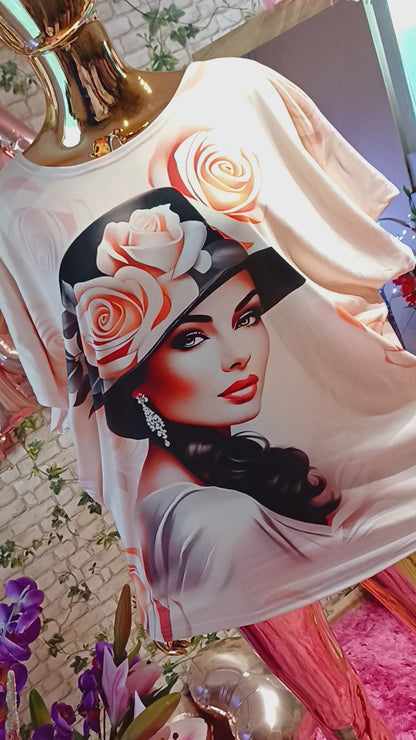 Úžasná 3D bavlnená tunika//💞🥰🌹sadne aj na menší rozmer