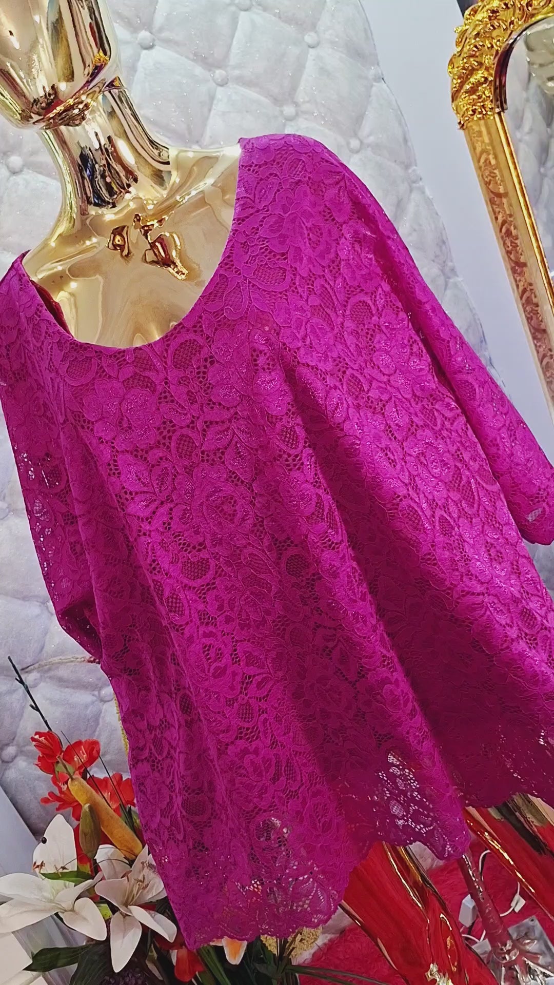 Elegantná čipkovaná tunika – výnimočný a ženský kúsok😍💐💞💞