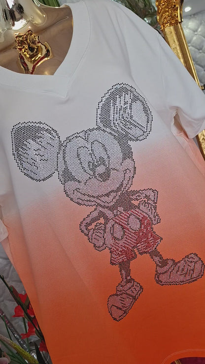 🐭✨💎 LUXUSNÁ TURECKÁ TUNIKA MICKEY MOUSE.    ‼️‼️ODPORÚČAM‼️Celý predok sa nádherne leskne a trbliece pri každom pohybe, takže budete doslova žiariť😍