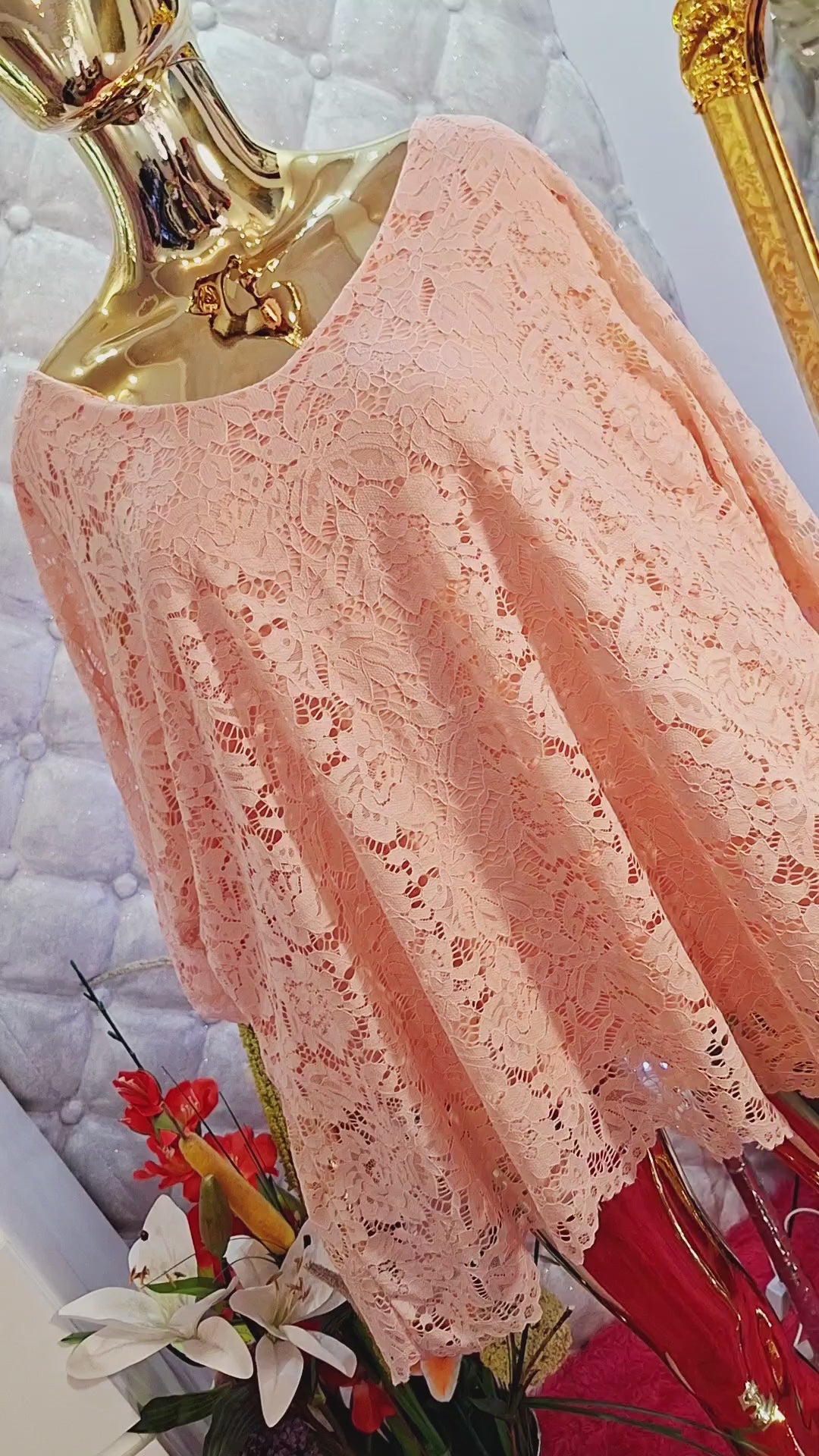 Elegantná čipkovaná tunika – výnimočný a ženský kúsok😍💐💞💞