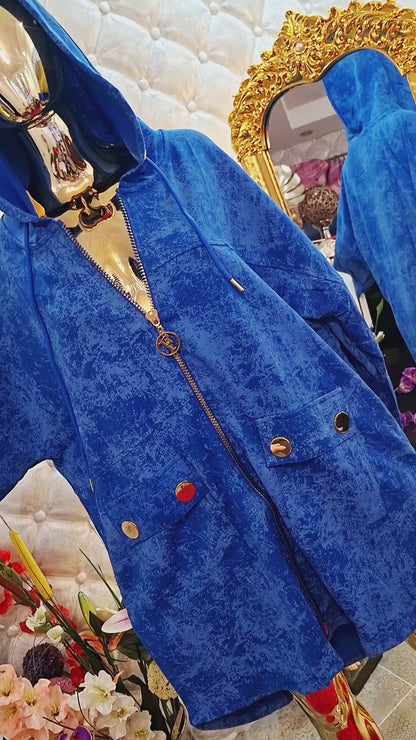 🤎✨ EXTRAVAGANTNÁ BAVLNENÁ MIKINA ZNAČKA WAWA🩷 MRAMOROVÝ EFEKT😍👌