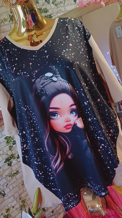Sladká bavlnená 3D tunika  💞💞😍💞👉