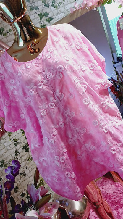 Úžasná bavlnená čipkovaná tunika//💞🥰🌹 ,väčší rozmer//🌹sadne aj na menšie rozmery ‼️‼️👉