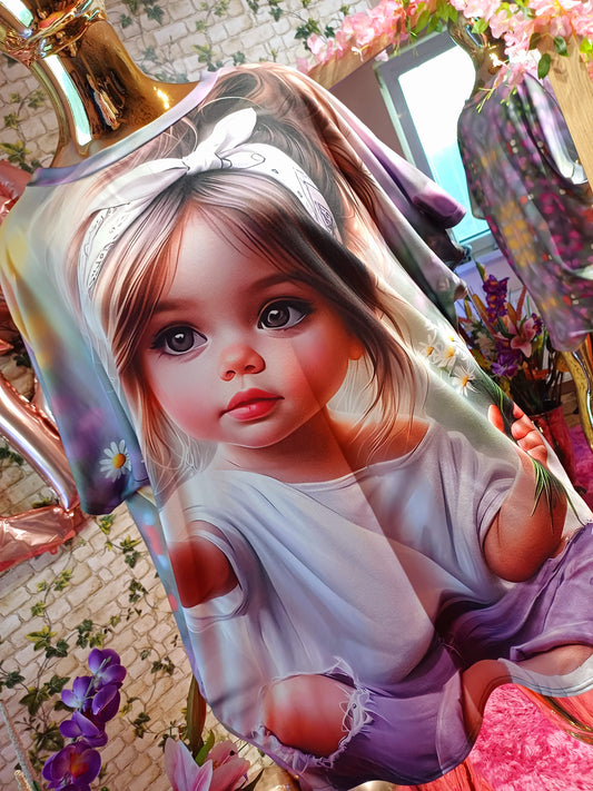 Úžasná 3D bavlnená tunika//💞🥰🌹 s vreckami ,väčší rozmer//🌹sadne aj na menšie rozmery ‼️‼️👉