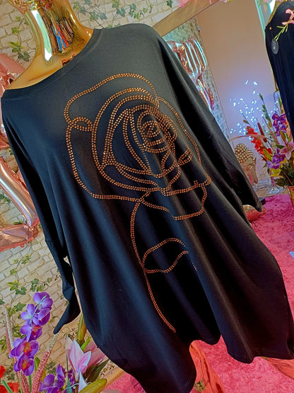 Úžasná zirkónová tunika – turecký model💞💞, NADROZMERNÁ Zažiarte s eleganciou a pohodlím!