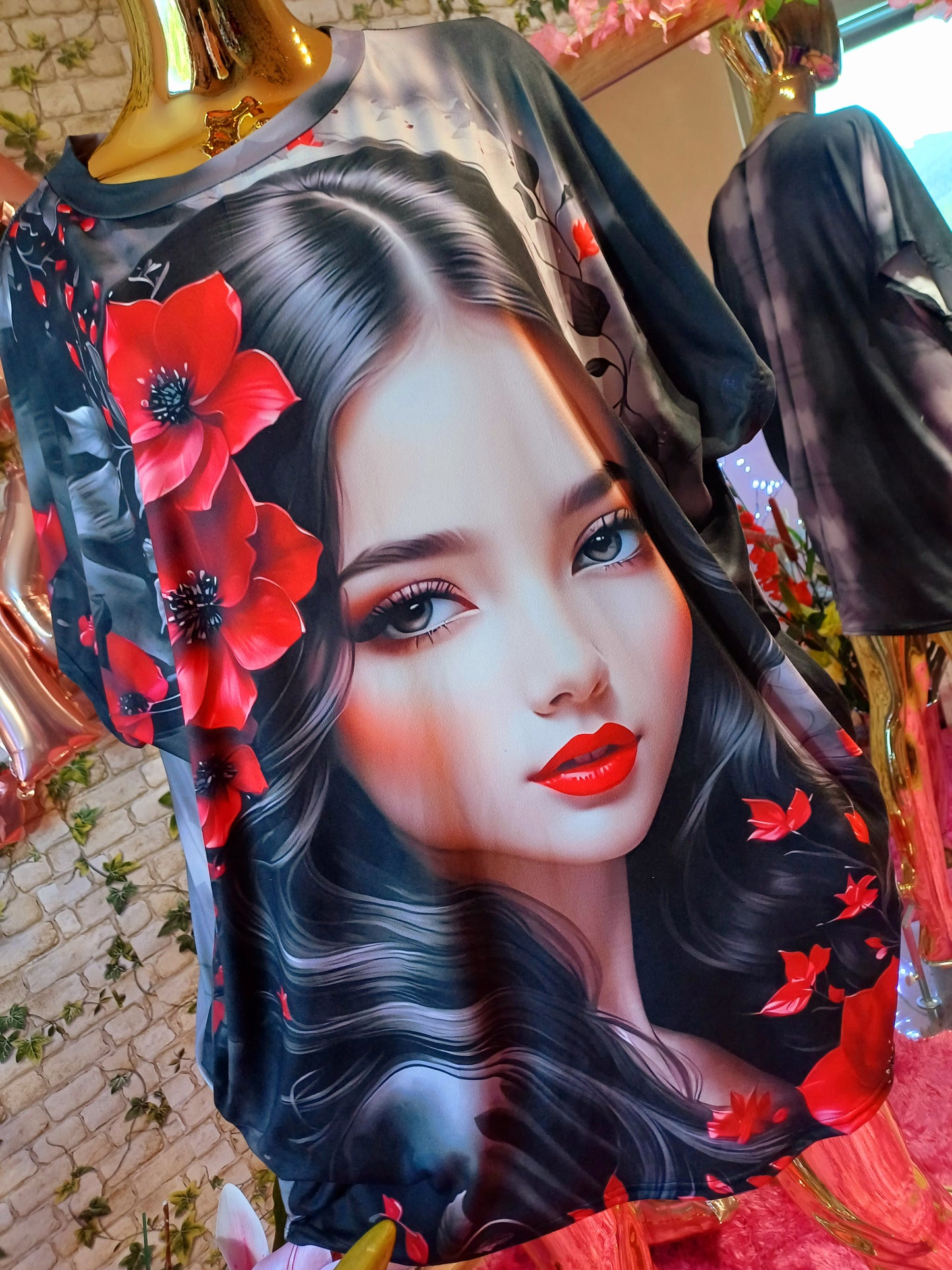 Úžasná 3D bavlnená tunika//💞🥰🌹Dievčatko s vreckami ,väčší rozmer//🌹sadne aj na menšie rozmery ‼️‼️👉