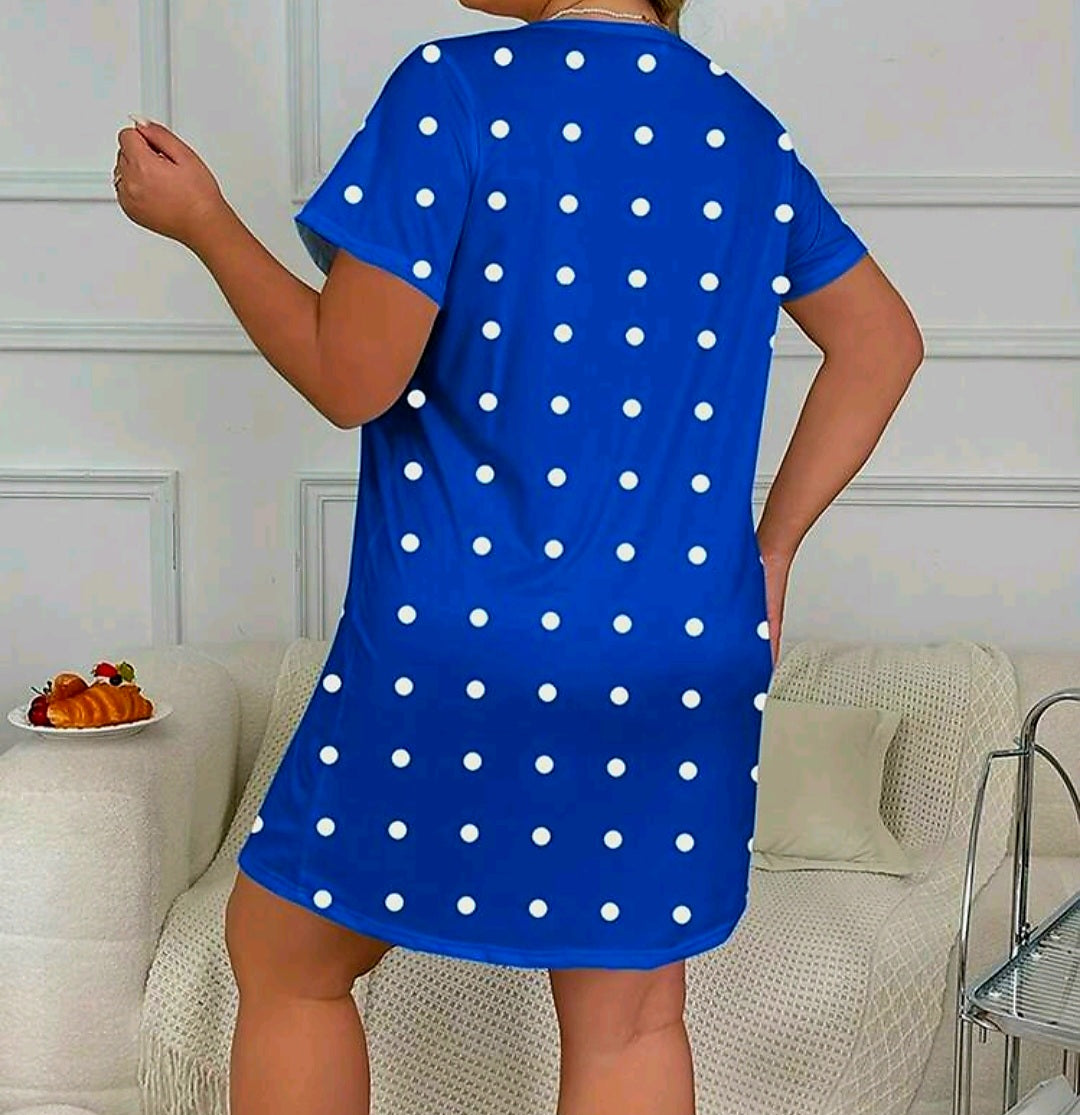💞Nočná nadrozmerná košieľka///pohodlná látka 💞