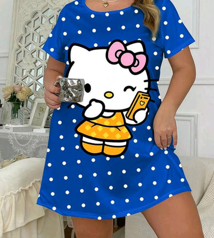 💞Nočná nadrozmerná košieľka///pohodlná látka 💞