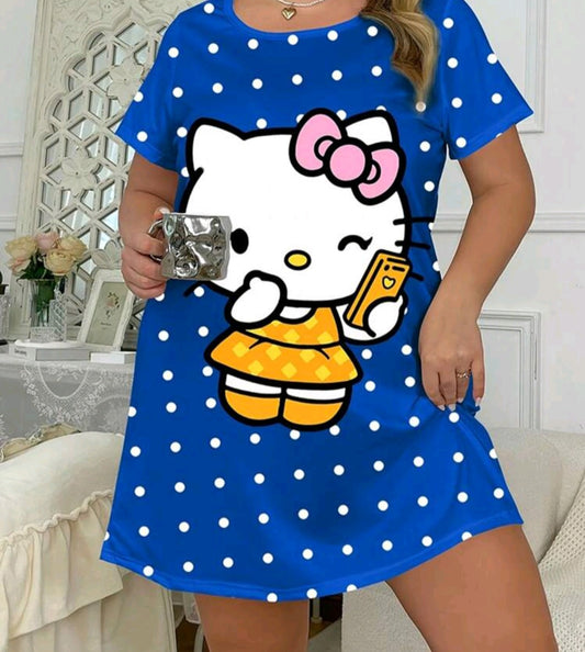 💞Nočná nadrozmerná košieľka///pohodlná látka 💞